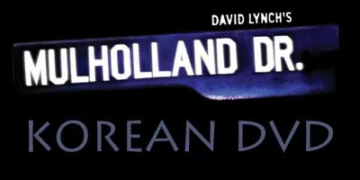 Mulholland Drive Korean DVD